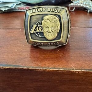 Jerry Buss Commemorative Ring - Gold